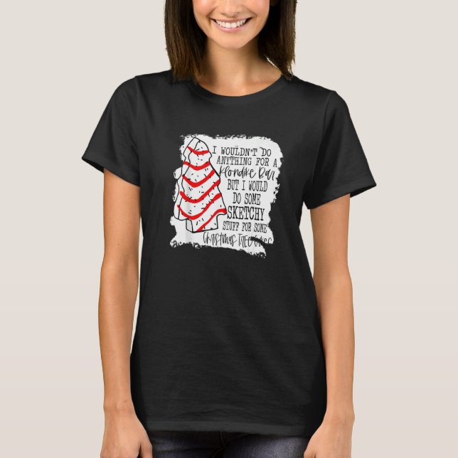 T-shirt Des trucs de Noël pour des gâteaux de Noël Classi (Devant)