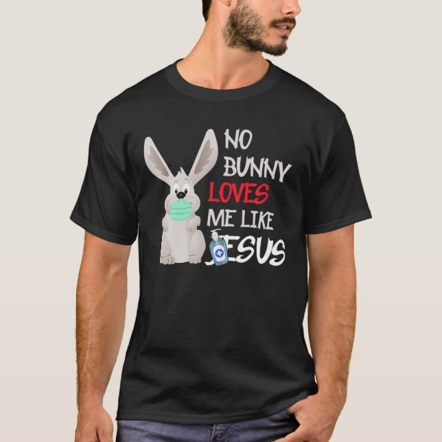 T-shirt Des Ts Religieuses Pour Les Femmes Lapin Long Tee (Devant)