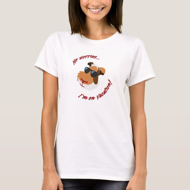T-shirt Des vacances (Devant)