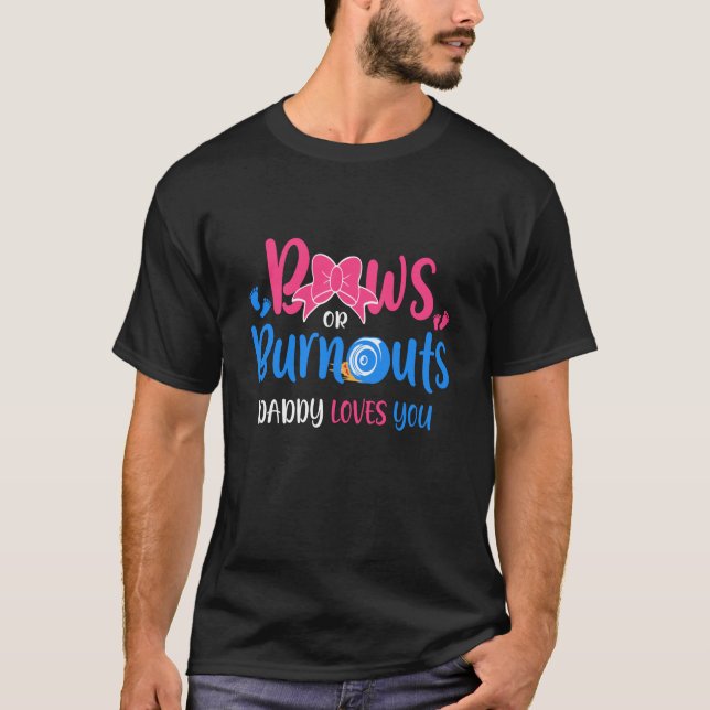 T-shirt Des vaches ou des brûlures papa t'aime par rapport (Devant)
