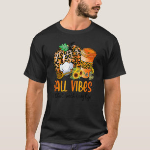 T-shirt Des Vibes Automatiques Et Ce Citrouille Lunch Lady