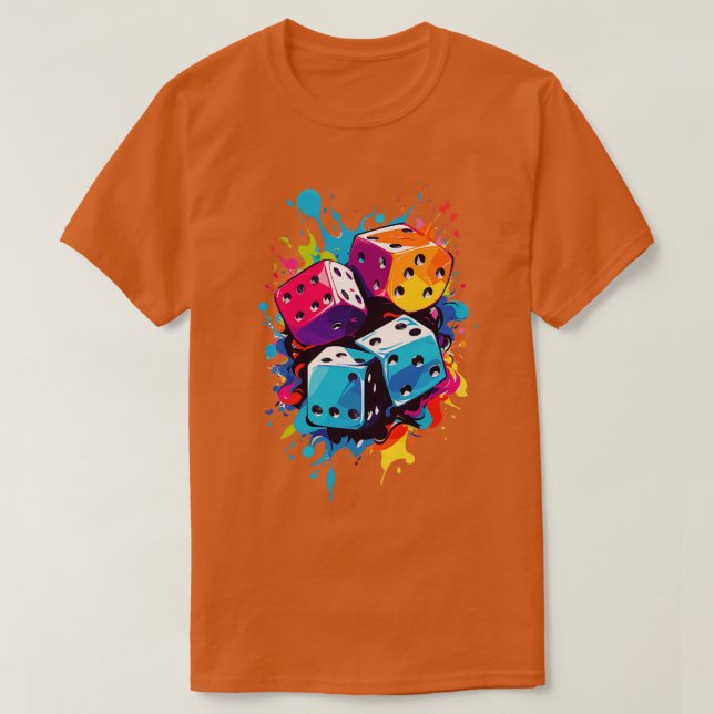 T-shirt Dés Vintage (Design devant)