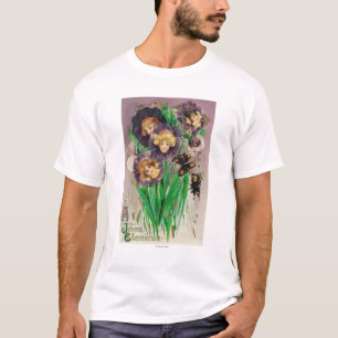T-shirt Des violences de Pâques jolies avec des femmes en