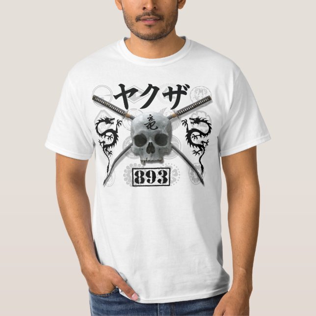T-shirt des Yakuza avec l'écran (Devant)