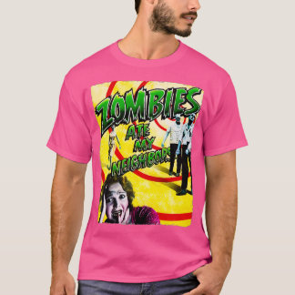 T-SHIRT DES ZOMBIES MANGENT MES VOISINS