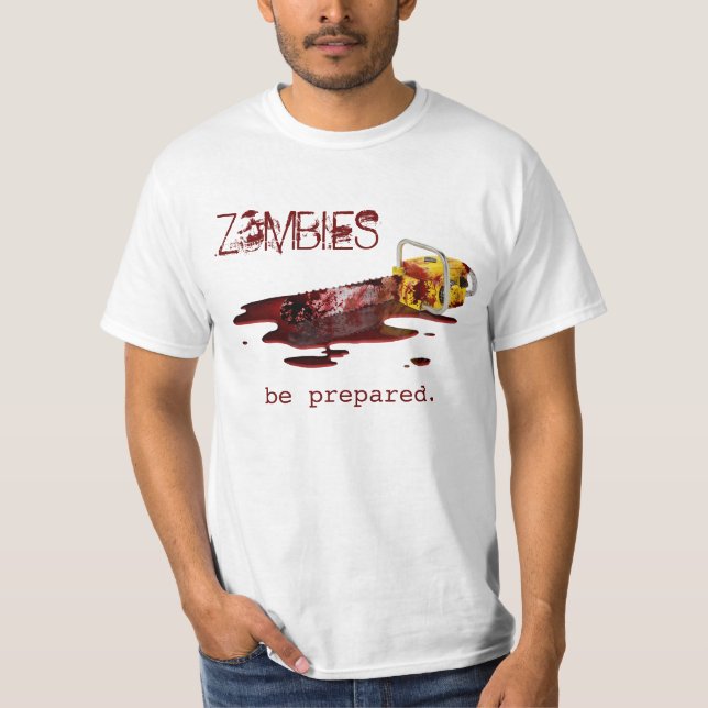 T-shirt Des ZOMBIS… soient disposés. - blanc (Devant)