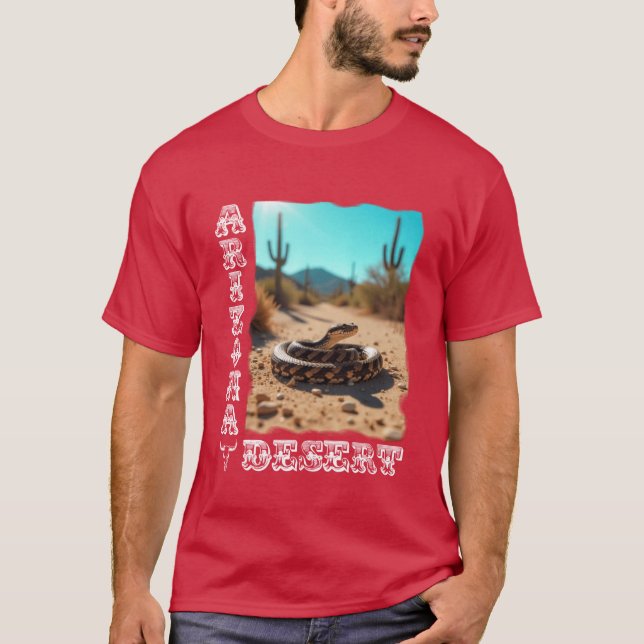 T-SHIRT DÉSAERT DE L'ARIZONA CC6633 (Devant)