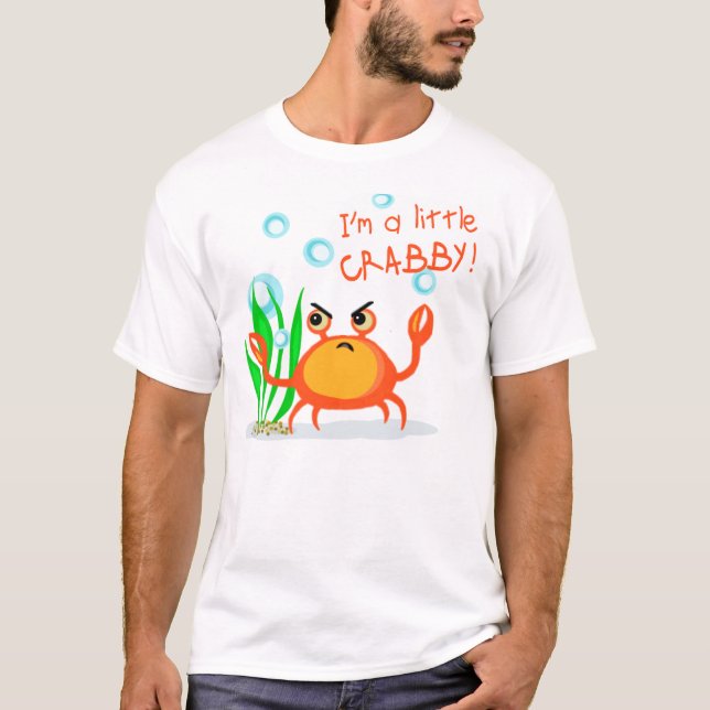 T-shirt désagréable de crabe (Devant)