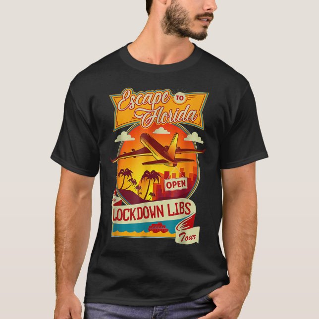 T-shirt Desantis 2024 Faire de l'Amérique la Floride (Devant)