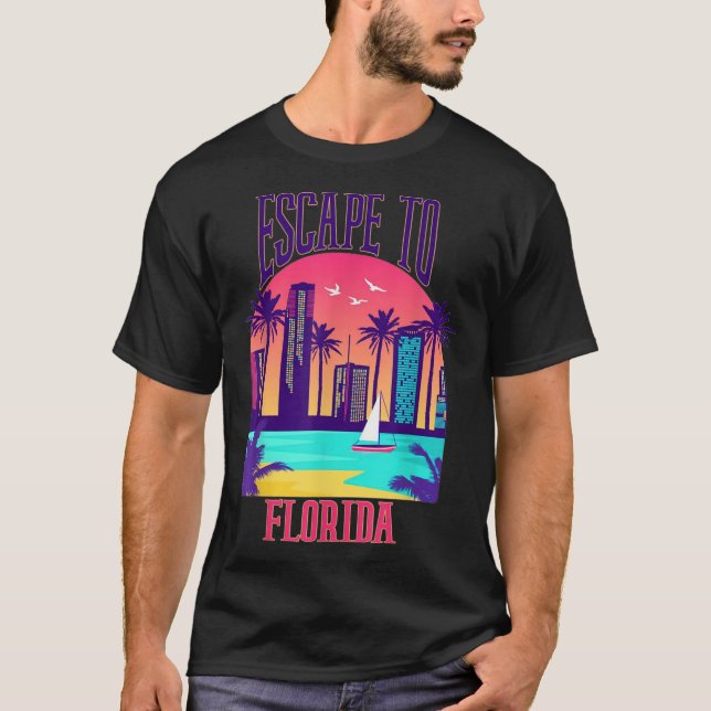T-shirt Desantis 2024 Faisons de l'Amérique la Floride (Devant)
