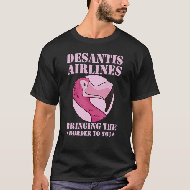 T-shirt Desantis Airline vous apporte la frontière Martha (Devant)