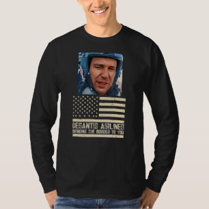T-shirt Desantis Airline vous apporte la frontière Martha