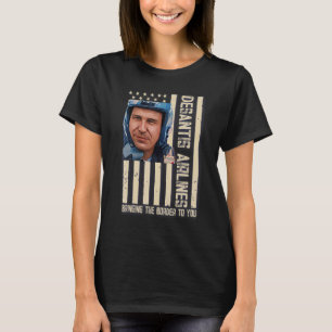 T-shirt Desantis Airline vous apporte la frontière Martha