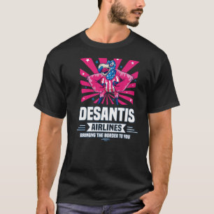 T-shirt Desantis Airline vous apporte la frontière Martha