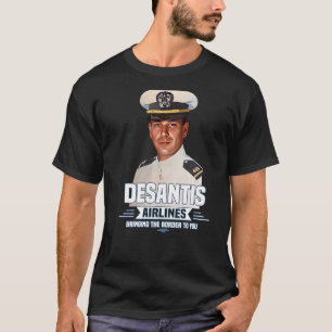 T-shirt Desantis Airline vous apporte la frontière Martha