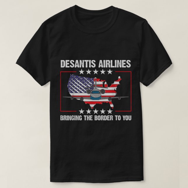 T-shirt DeSantis Airlines (Design devant)