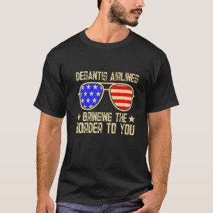 T-shirt DeSantis Airlines Bleu