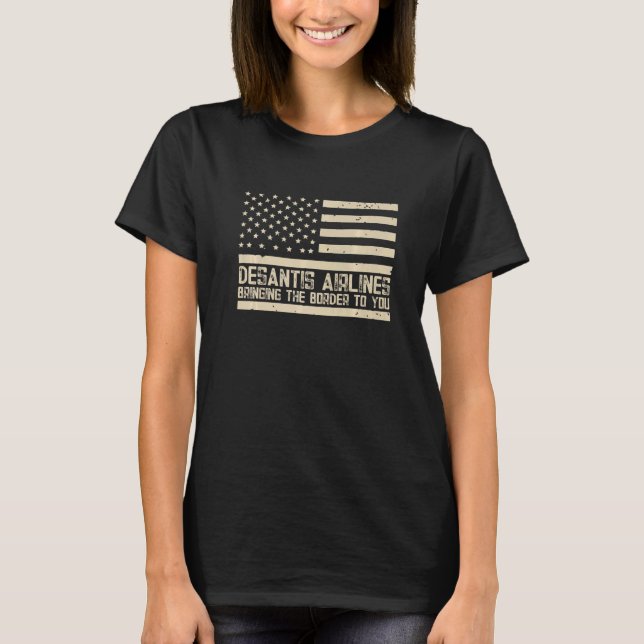 T-shirt DeSantis Airlines Blue 2 (Devant)