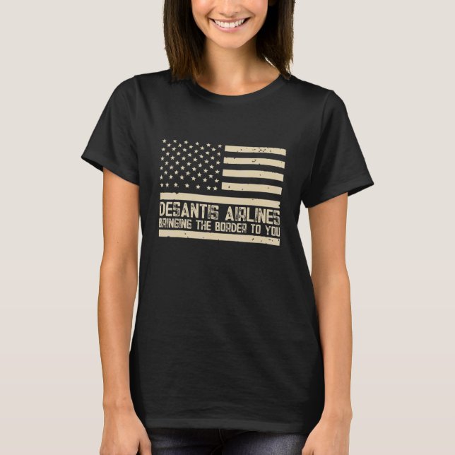 T-shirt DeSantis Airlines Blue_2 (Devant)