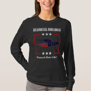T-shirt DeSantis Airlines Funny Political Meme Ron DeSanti
