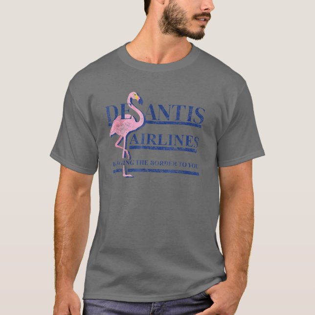 T-shirt Desantis Airlines Mème politique drôle Ron Desanti (Devant)