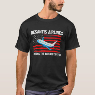 T-shirt Desantis Airlines Mème politique drôle Ron Desanti