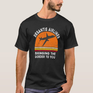 T-shirt DeSantis Airlines Tee Drôle Mème politique Vintage