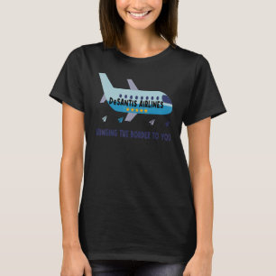 T-shirt Desantis Airlines Transporte La Frontière Vers