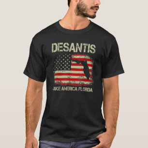 T-shirt DeSantis Make American Florida 2024 Amérique Vinta