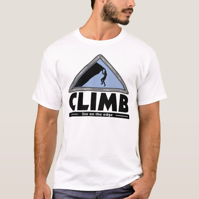T-shirt d'escalade de roche (Devant)