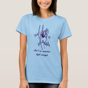 T-shirt d'escalade de roche