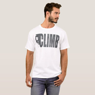 T-shirt d'escalade de roche