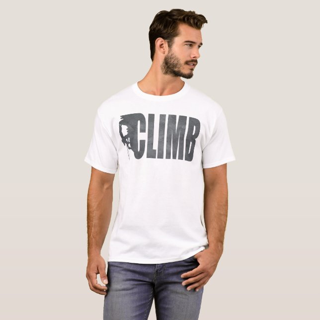 T-shirt d'escalade de roche (Devant entier)