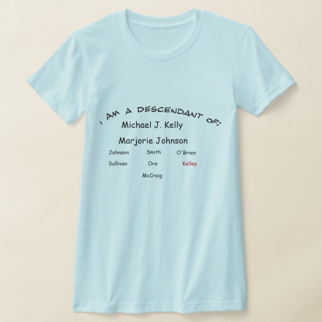 T-shirt - Descendant de ... (Poser)