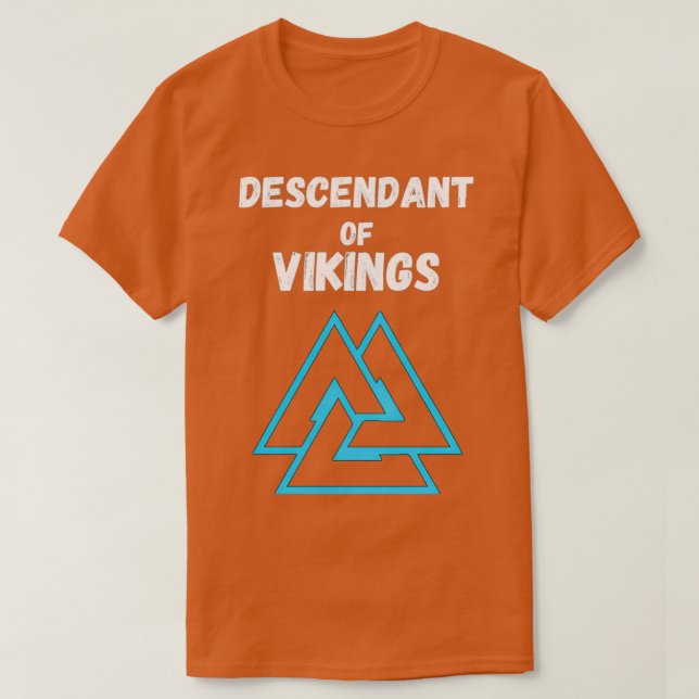 T-shirt Descendant Of Vikings (Design devant)