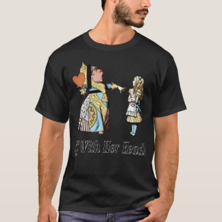 T-shirt Descendre Avec Sa Tête Alice Reine Des Coeurs Cita