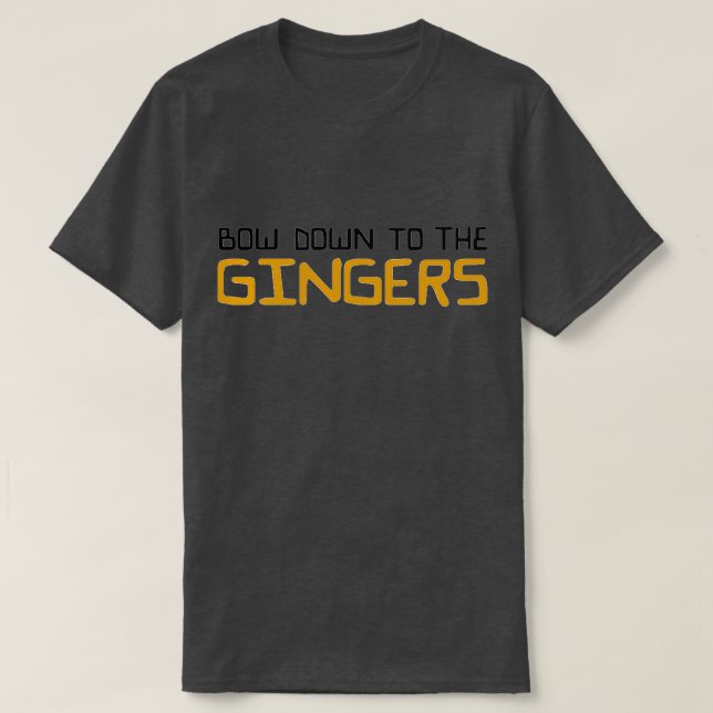 T-shirt Descendre vers les Gingers (Design devant)