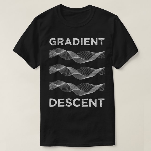 T-shirt Descente de dégradé 1 (Design devant)