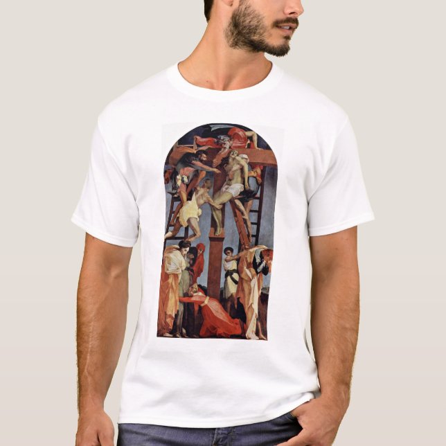 T-shirt Descente de la croix par Rosso Fiorentino (Devant)