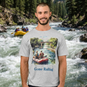 T-shirt Descente en radeau Eau vive Aventure de rivière Ho