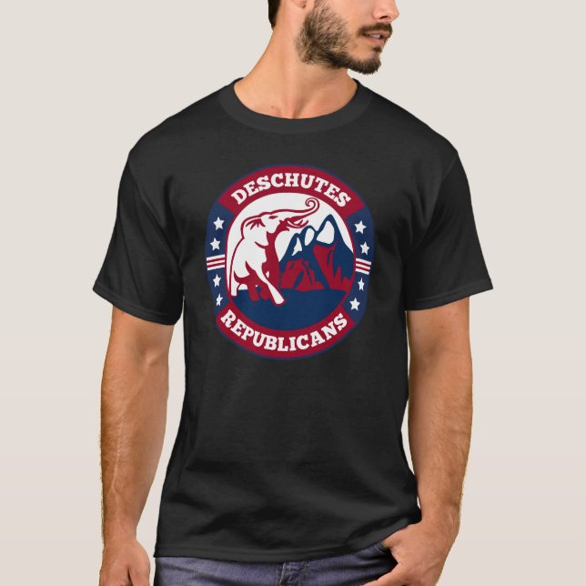 T-shirt Deschutes Républicains 2023 NOUVEAU Logo (Devant)
