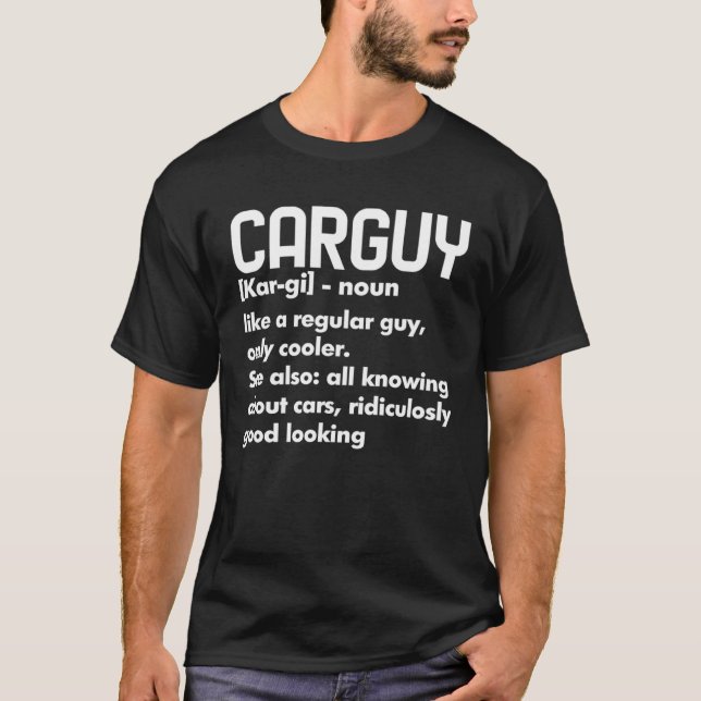 T-shirt Description de la carguy (Devant)