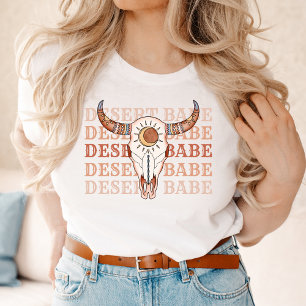 T-shirt Desert Cowgirl Dernier Rodeo Babe