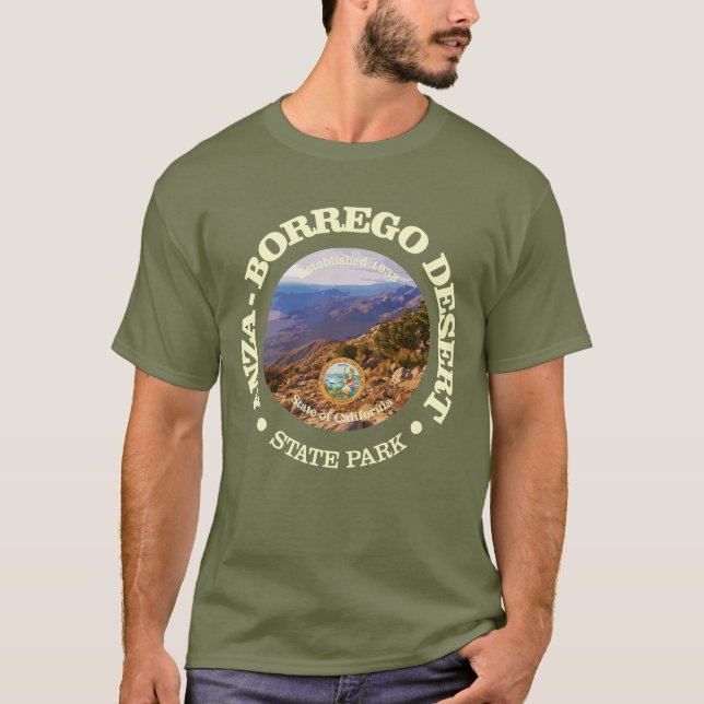T-shirt Désert d'Anza-Borrego SP (Devant)