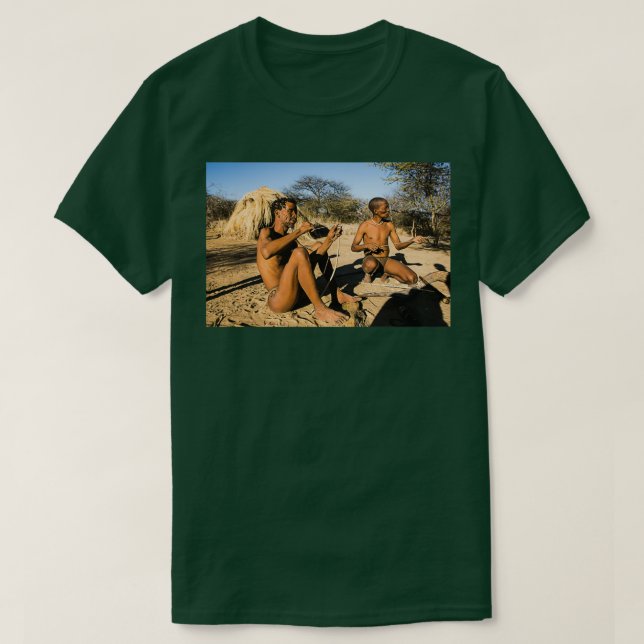 T-shirt Désert de Bushman Kalahari Namibie (Design devant)