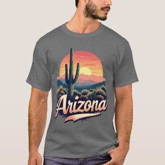 T-shirt Désert de l'Arizona au coucher du soleil