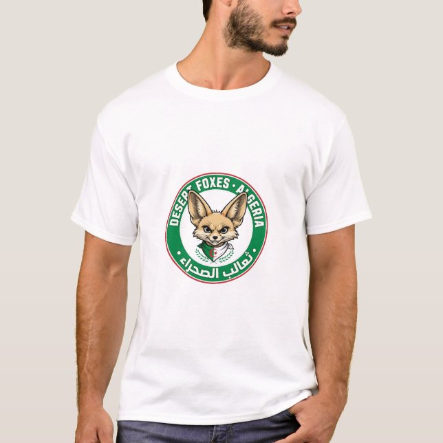 T-Shirt Desert Foxes Algérie - Fierté Algérienne F (Devant)