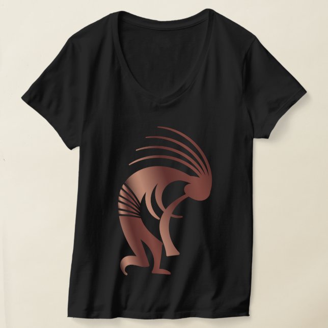T-shirt Désert Soleil Sud-Ouest Kokopelli (Poser)