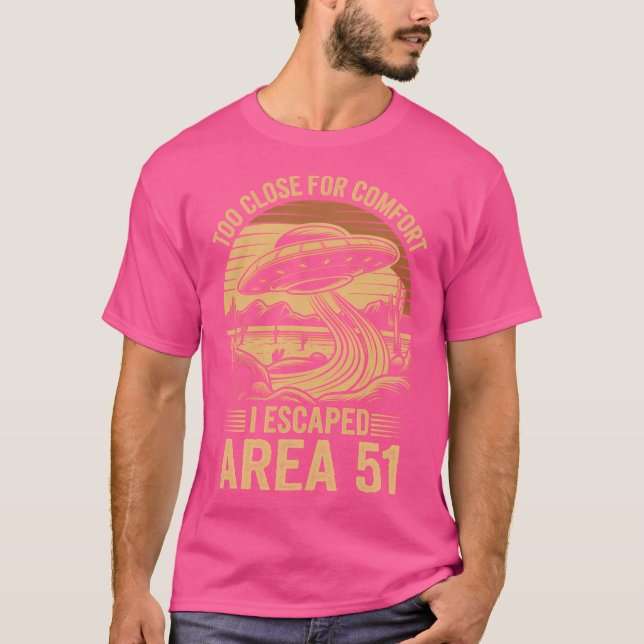 T-shirt Désert Ufo Vintage (Devant)