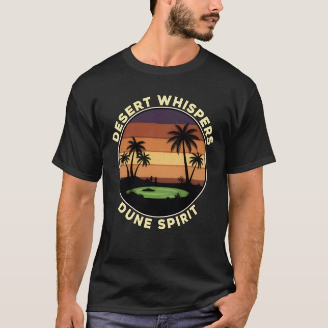 T-shirt Desert Whispers – Esprit des Dunes (Devant)